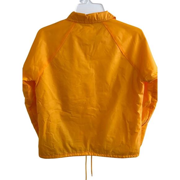 Vans Orange Nylon Snap Button Jacket xs - Picture 7 of 8